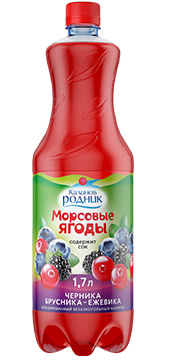 Напиток морсовый "Калинов" черника-брусника-ежевика 1.7л