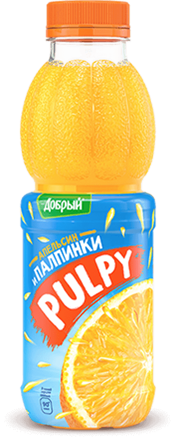 Напиток "Палпи Добрый" апельсин 0.9л