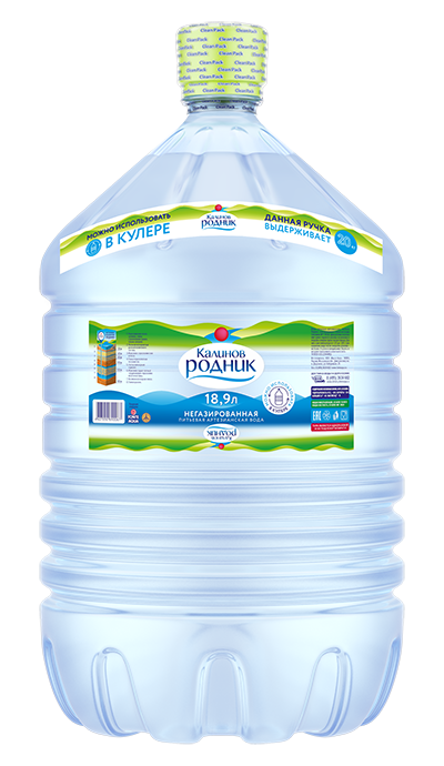 Вода "Калинов Родник", разовая бутыль 18,9 литров