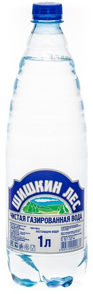 Вода питьевая газированная "Шишкин лес" 1л