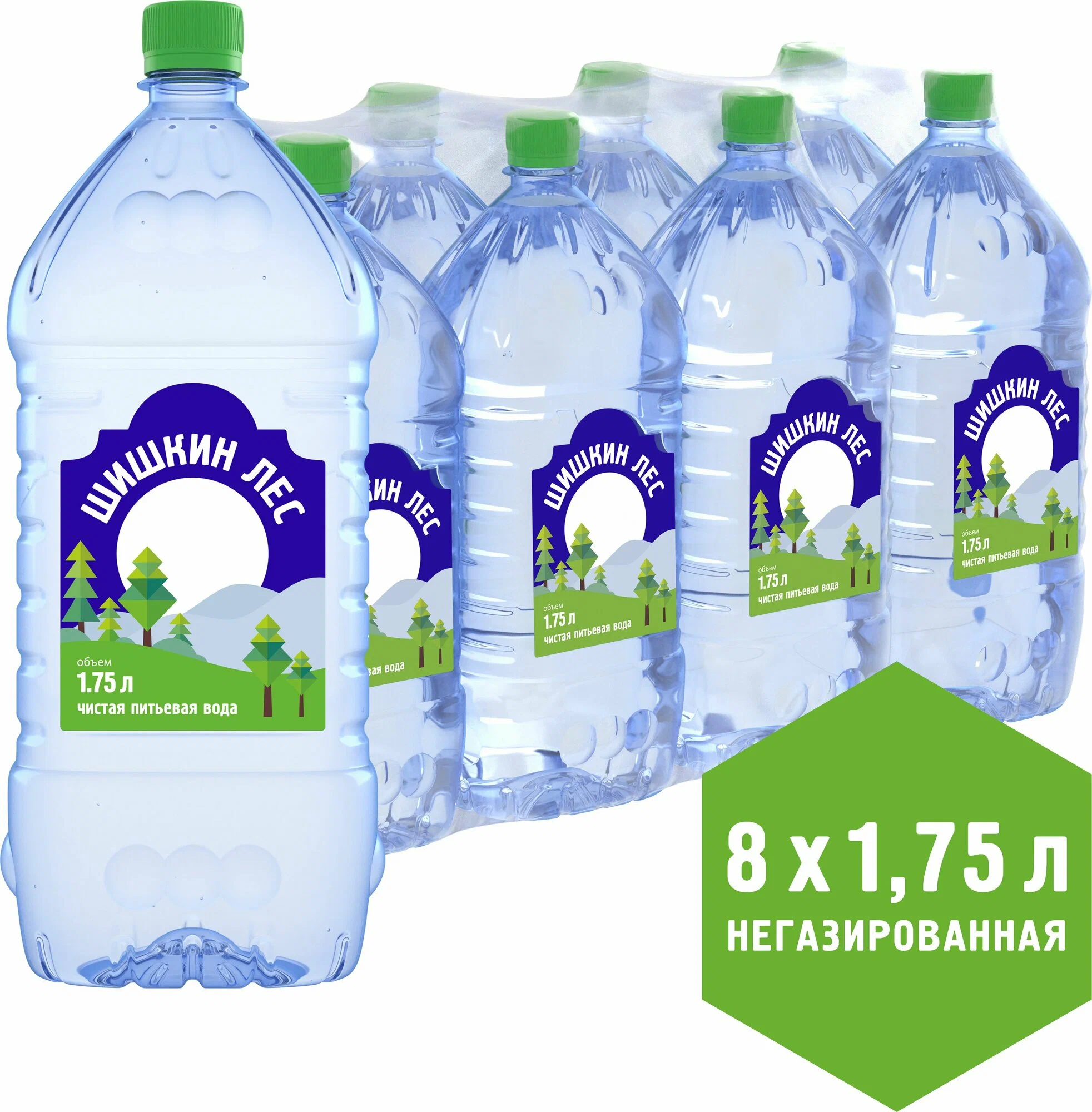 Вода  "Шишкин лес" 1,75л*8